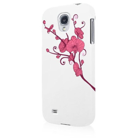 Bling My Thing Ayano Kimura Orchid Galaxy S4 Case - White