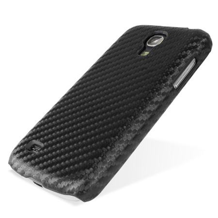 Encase Carbon Fibre-Style Samsung Galaxy S4 Mini Back Case - Black