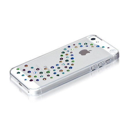 Bling My Thing Milky Way iPhone 5S / 5 Case - Peacock Mix