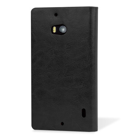 Encase Leather-Style Nokia Lumia 930 Wallet Stand Case - Black
