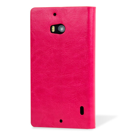 Encase Leather-Style Nokia Lumia 930 Wallet Stand Case - Hot Pink