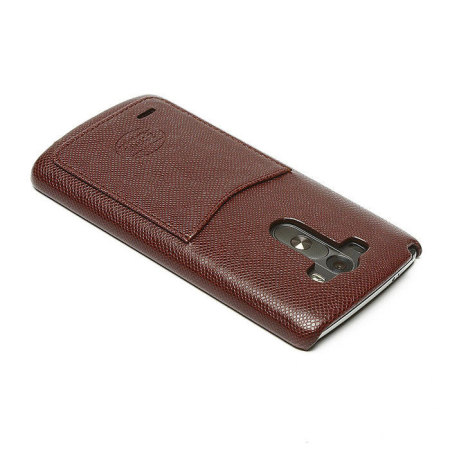 Zenus Vino Italian Faux Leather LG G3 Case - Wine
