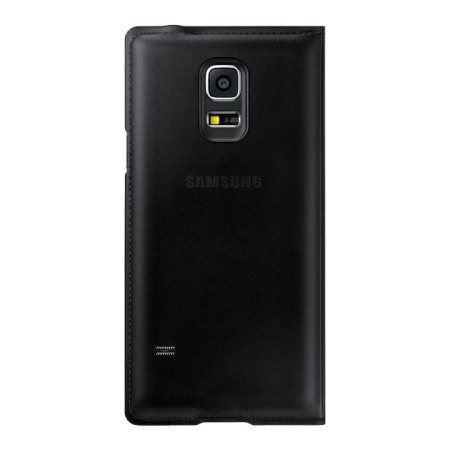 Official Samsung Galaxy S5 Mini Flip Case Cover - Metallic Black