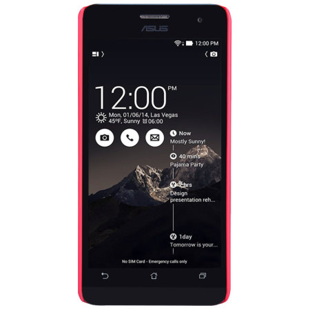 Nillkin Super Frosted Shield Asus ZenFone 5 Case - Red