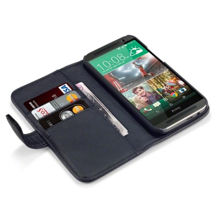 Olixar HTC One M8 Genuine Leather Wallet Case - Black Reviews