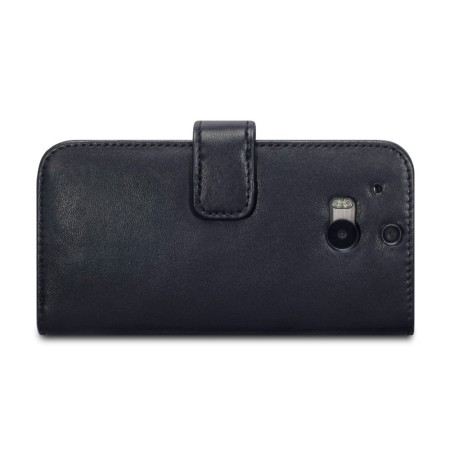 Olixar HTC One M8 Genuine Leather Wallet Case - Black