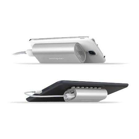 Xoopar Squid Mini 5200mAh Dual USB Power Bank - Silver