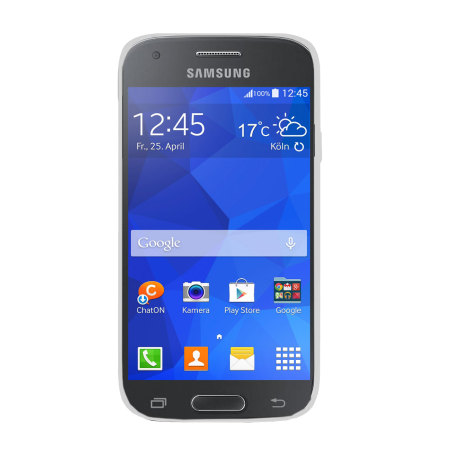 Encase FlexiShield Samsung Galaxy Ace Style Case - Frost White