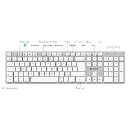 Kanex Multi Sync Bluetooth Keyboard for Apple Devices