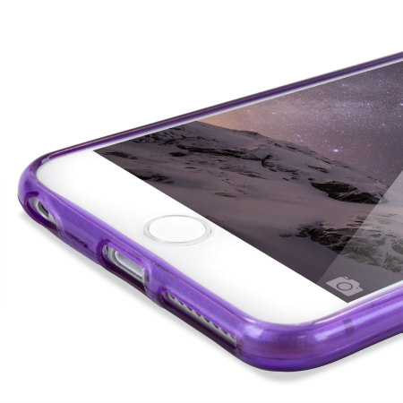 Encase FlexiShield iPhone 6 Plus geelikotelo - Violetti 