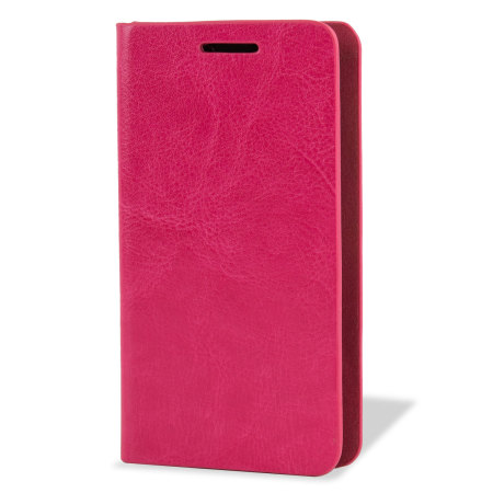 Encase Leather-Style Nokia Lumia 630 / 635 Wallet Case - Hot Pink