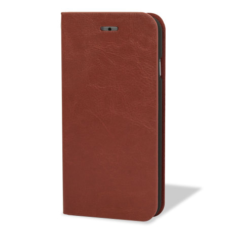 Encase iPhone 6 Plus Tasche Wallet Case in Braun