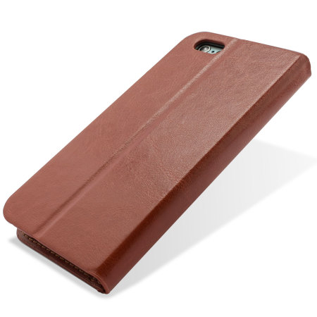 Encase iPhone 6 Plus Tasche Wallet Case in Braun