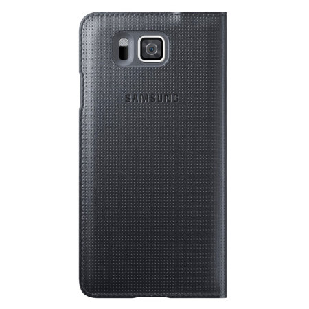 Official Samsung Galaxy Alpha Flip Cover - Black