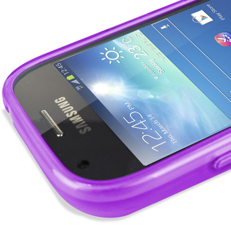 Funda Samsung Galaxy Ace 4 Encase FlexiShield - Morada