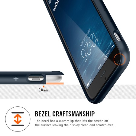Spigen Ultra Hybrid iPhone 6 Bumper Case - Zwart