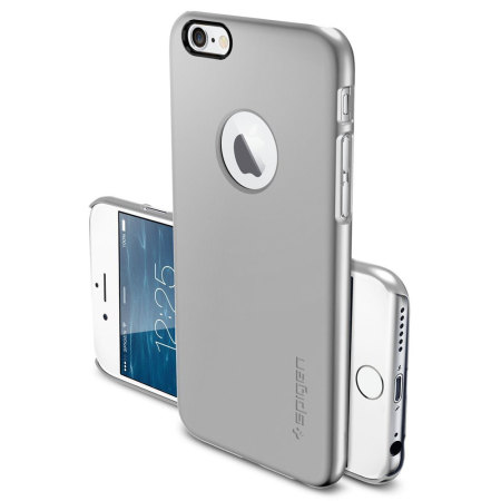 Spigen Thin Fit A iPhone 6 Case - Satijn Zilver