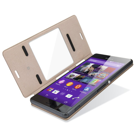 Official Sony Xperia Z3 Style Cover with Smart Window - Copper