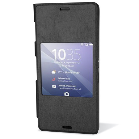 Housse Officielle Sony Xperia Z3 Style Cover – Noire