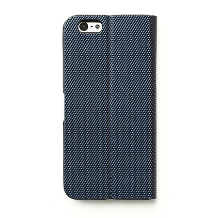 Zenus iPhone 6S / 6 Metallic Diary Stand Hülle in Navy Blue