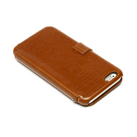 Zenus Lettering Diary iPhone 6S / 6 Case - Brown