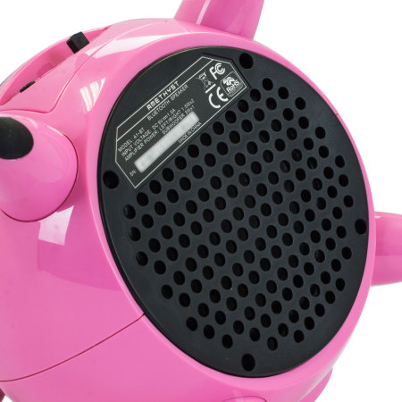 Amethyst iPig Bluetooth Speaker with USB Phone Charging Port - Pink