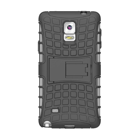 ArmourDillo Hybrid Samsung Galaxy Note 4 Protective Case - Black