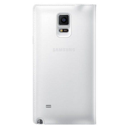Official Samsung Galaxy Note 4 S View Cover Case - White