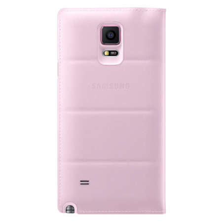 Original Samsung Galaxy Note 4 Flip Wallet Tasche - Pink