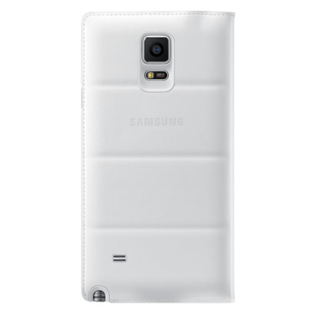 Official Samsung Galaxy Note 4 Flip Wallet Cover - White