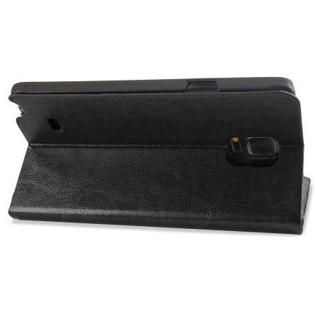 Adarga Wallet and Stand Galaxy Note 4 Tasche in Schwarz