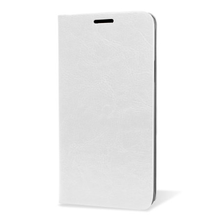 Encase Leather-Style Galaxy Note 4 Wallet Stand Case - White