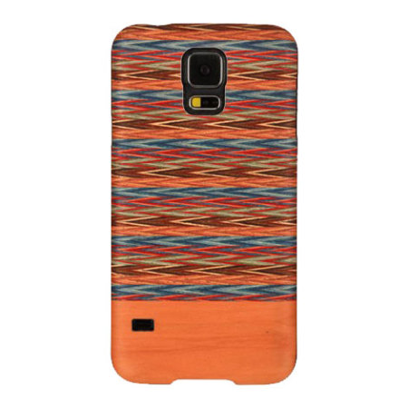 Coque Samsung Galaxy S5 Man&Wood Bois – Browny Check