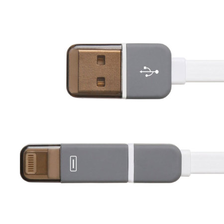 Cable Carga y Sincronización Micro USB / Lightning TipX Dual - Blanco