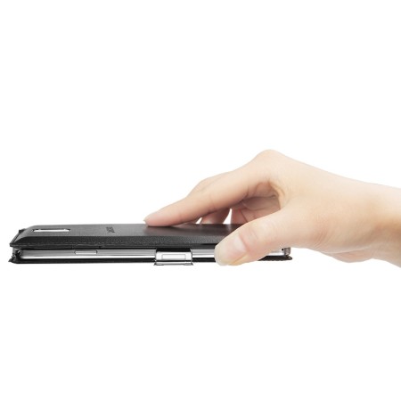 Spigen Magnetic Clip voor de officiële Galaxy Note 4 S-View Cover - Zilver