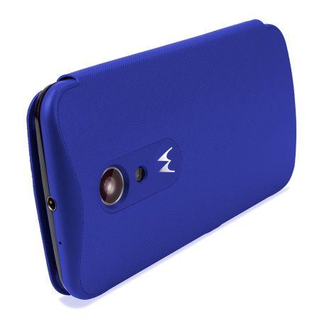 Funda Motorola Moto G 2014 Oficial Flip Shell - Azul Oscuro