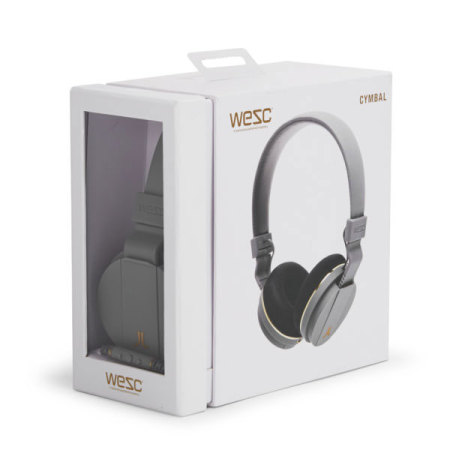 Wesc Cymbal Mic & Volume Control Premium Headphones - Smoked Pearl