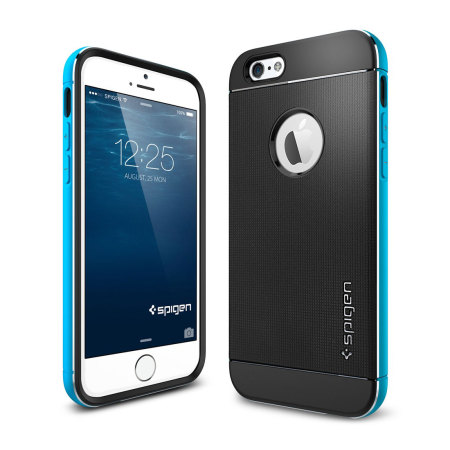 Coque iPhone 6S / 6 Spigen SGP Neo Hybrid Metal - Bleue