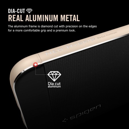 Spigen Neo Hybrid Metal iPhone 6S / 6 Case - Space Grey