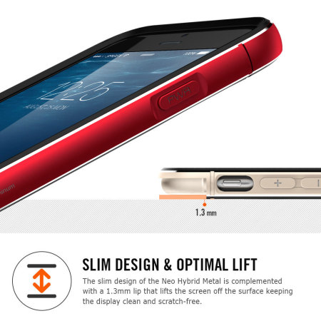 Spigen Neo Hybrid Metal iPhone 6S Plus / 6 Plus Case - Metal Blue