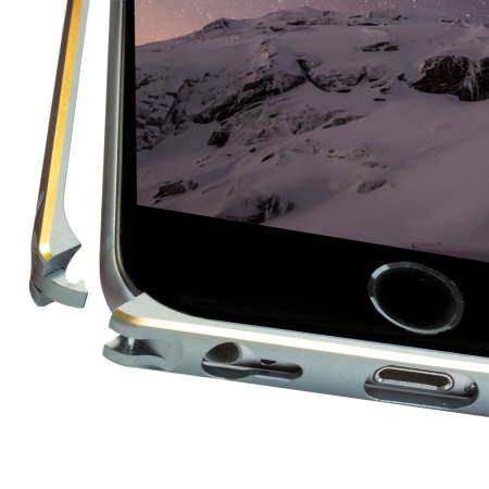 Aluminium Bumper Case iPhone 6 Hülle in Gun Black