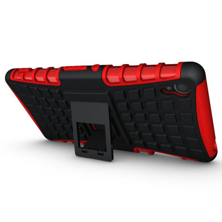 Encase ArmourDillo Sony Xperia Z3 Protective Skal - Röd