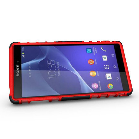 Encase ArmourDillo Sony Xperia Z3 Protective Skal - Röd