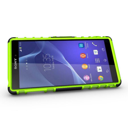 Encase ArmourDillo Sony Xperia Z3 Protective Deksel - Grønn