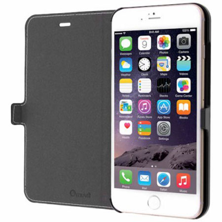 Muvit Slim Folio iPhone 6 Plus Case - Black