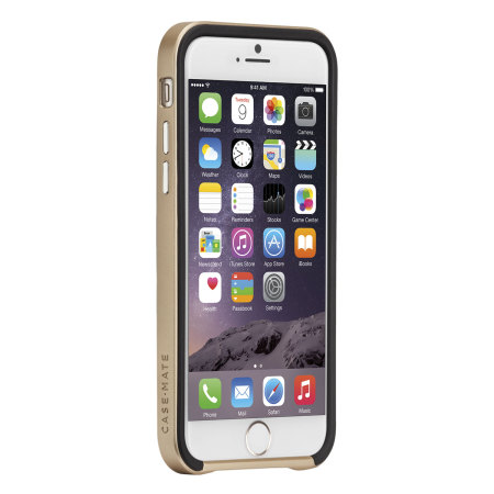 Case-Mate Slim Tough iPhone 6 Case - Zwart / Goud
