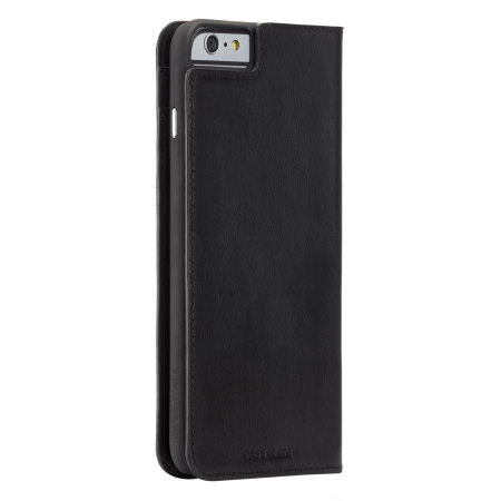 Case-Mate Leather Wallet Folio iPhone 6S Plus / 6 Plus Case - Black