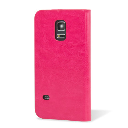 Encase Leather-Style Samsung Galaxy S5 Mini Wallet Case - Pink