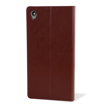 Encase Leather-Style Sony Xperia Z3 Plånboksfodral - Brun