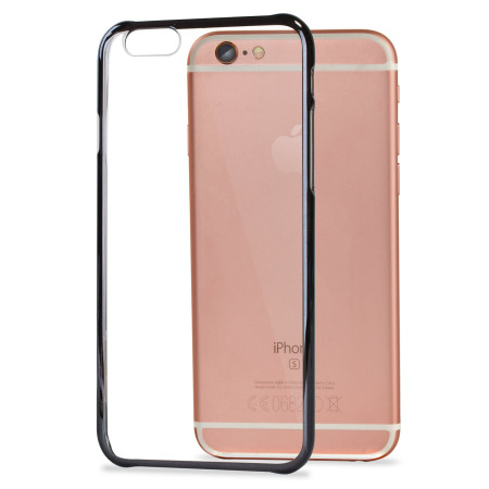 Glimmer Polycarbonate iPhone 6S / 6 Shell Case - Black and Clear